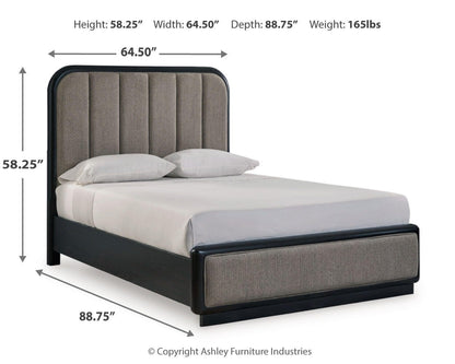 Rowanbeck Bedroom Sets - B821B3, B821B9 - approximate manufacturer dimensions (supplier image 40)