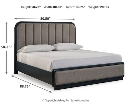 Rowanbeck Bedroom Sets - B821B6 - approximate manufacturer dimensions (supplier image 28)