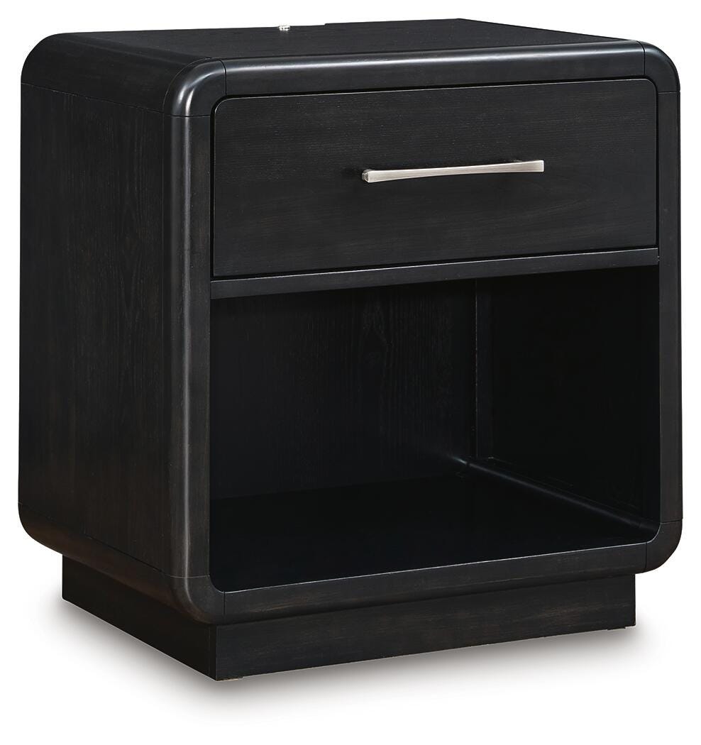 Rowanbeck Nightstand - B821-91 - product view or room setting; only nightstand included (supplier image 1)
