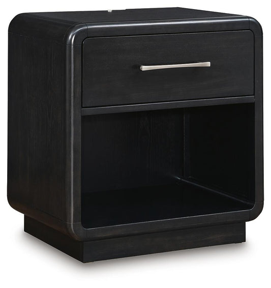 Rowanbeck Nightstand - B821-91 - product view or room setting; only nightstand included (supplier image 1)