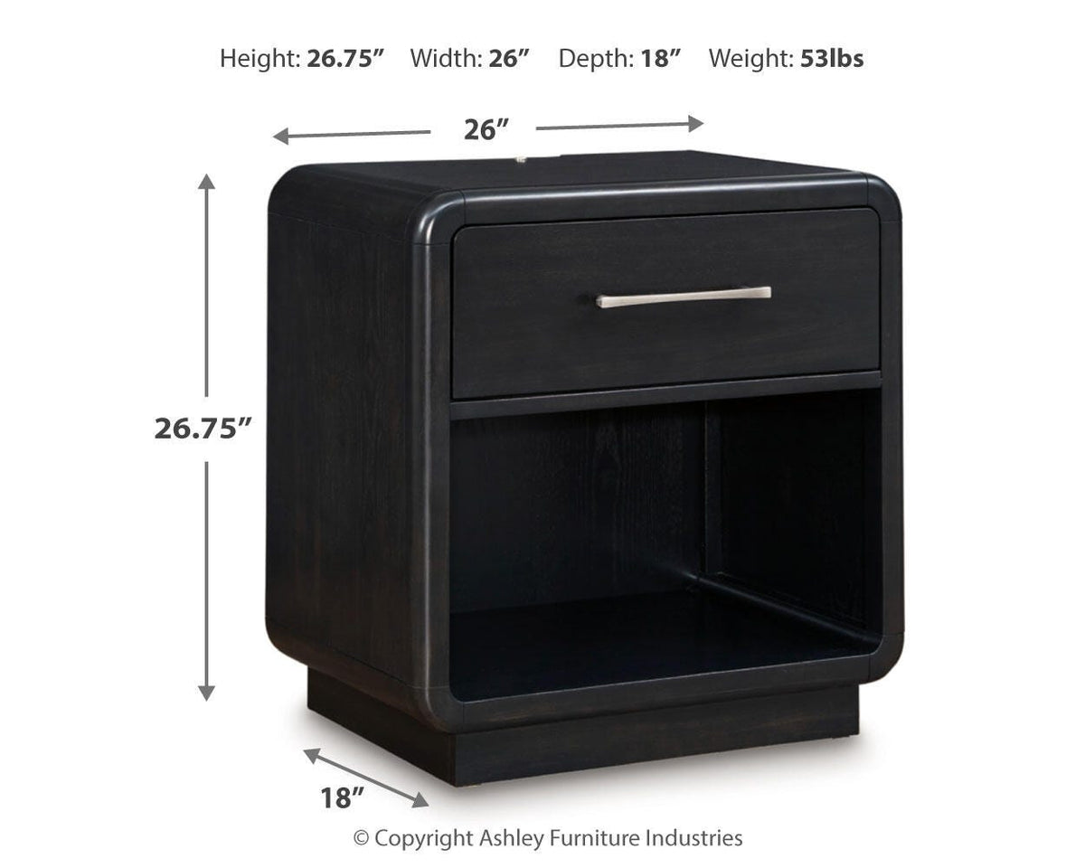 Rowanbeck Bedroom Sets - B821B9 - approximate manufacturer dimensions (supplier image 47)