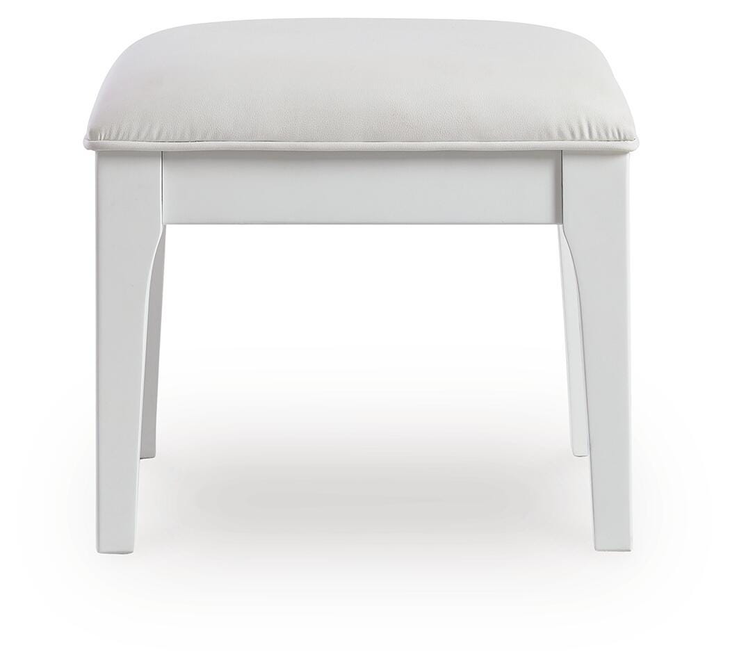 Chalanna Vanity Stool - B822-01 - product view or room setting; only stool included (supplier image 4)