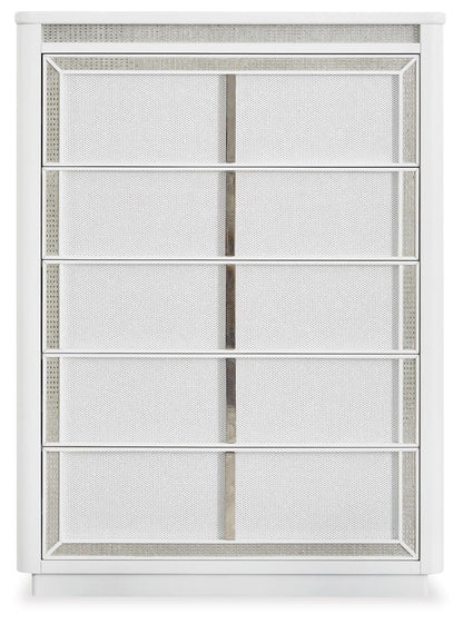 Chalanna Chest of Drawers - B822-46 - product view or room setting; only chest included (supplier image 4)
