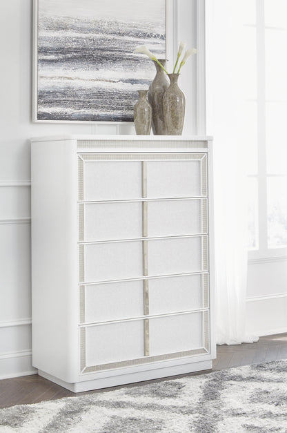 Chalanna Chest of Drawers - B822-46 - product view or room setting; only chest included (supplier image 2)