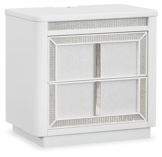 Chalanna Nightstand - B822-92 - product view or room setting; only nightstand included (supplier image 1)