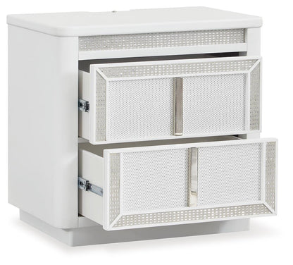 Chalanna Nightstand - B822-92 - product view or room setting; only nightstand included (supplier image 3)