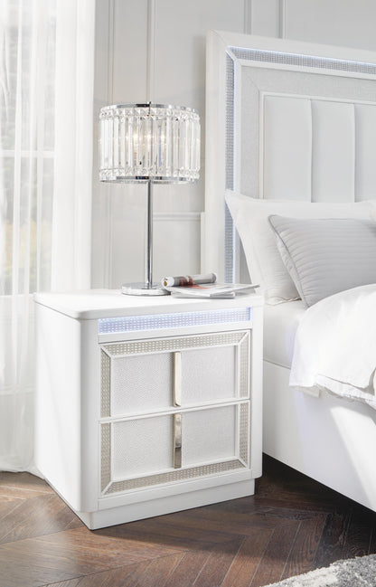 Chalanna Nightstand - B822-92 - product view or room setting; only nightstand included (supplier image 2)