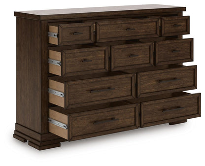 Taffenbrook Dresser - B849-31 - product view or room setting; only dresser included (supplier image 1)
