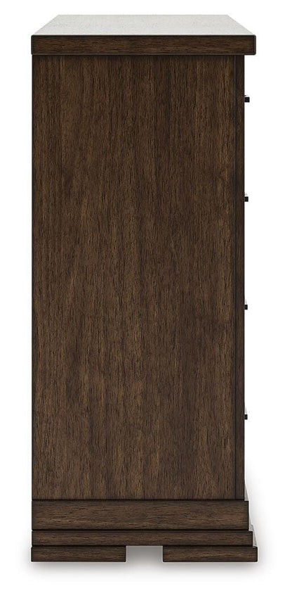 Taffenbrook Dresser - B849-31 - product view or room setting; only dresser included (supplier image 3)