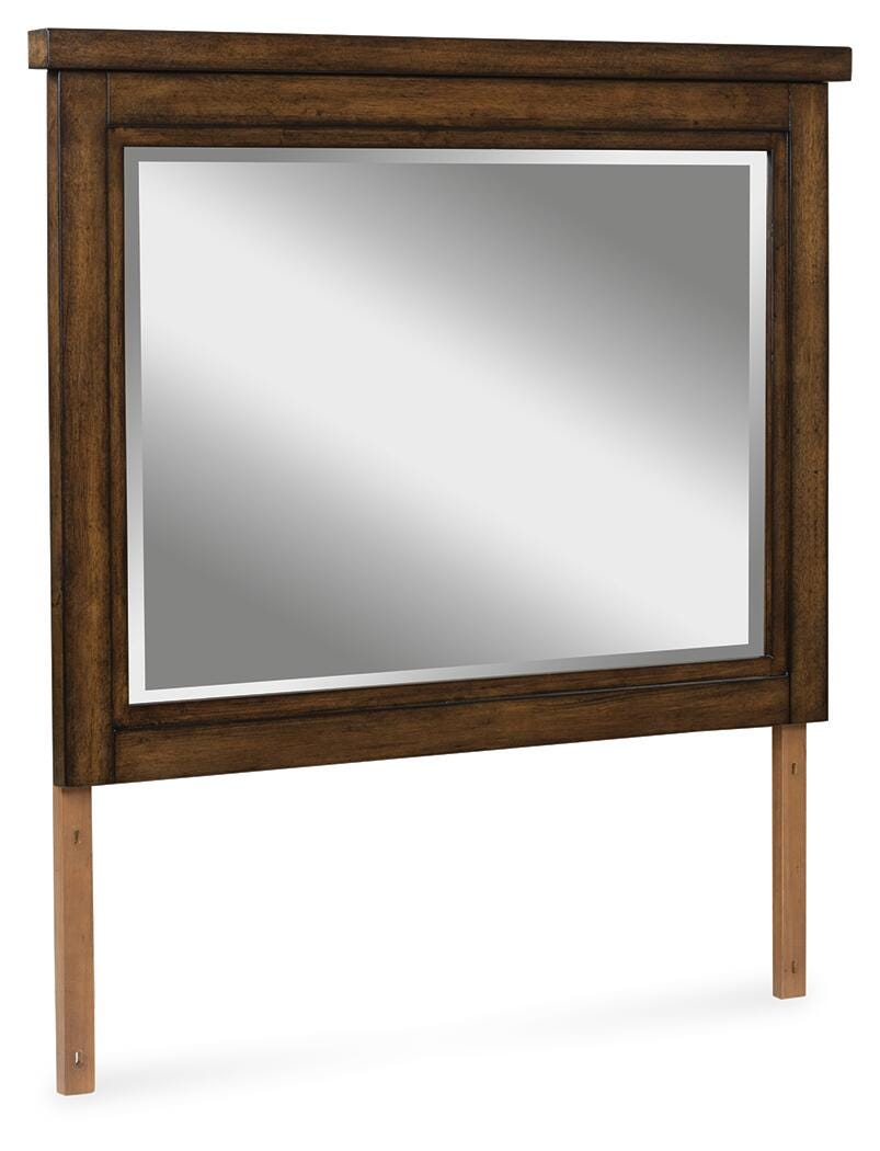 Taffenbrook Queen Panel Storage Bed, Dresser and Mirror - B849B3 - product view or room setting; complete kit and included component views (supplier image 23)