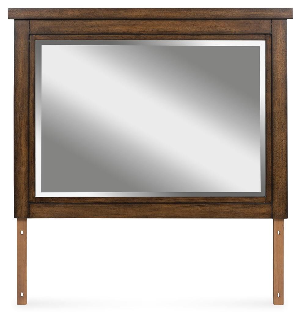 Taffenbrook Queen Panel Storage Bed, Dresser and Mirror - B849B3 - product view or room setting; complete kit and included component views (supplier image 25)
