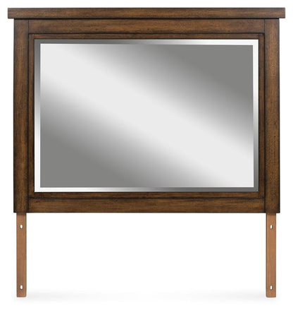 Taffenbrook Queen Panel Storage Bed, Dresser and Mirror - B849B3 - product view or room setting; complete kit and included component views (supplier image 25)