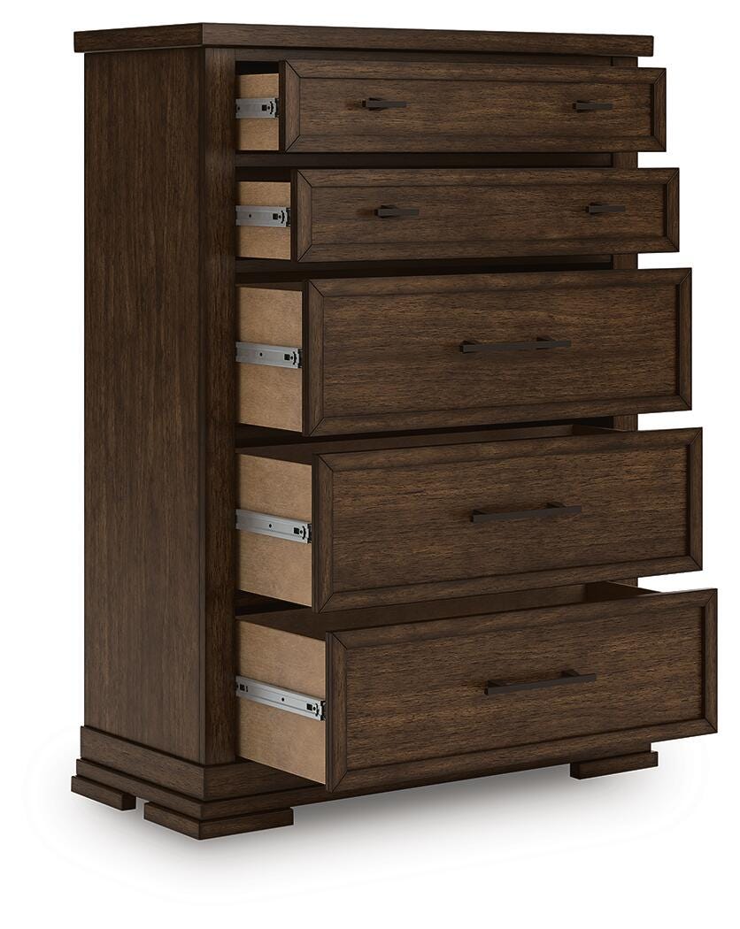 Taffenbrook Chest of Drawers - B849-46 - product view or room setting; only chest included (supplier image 1)