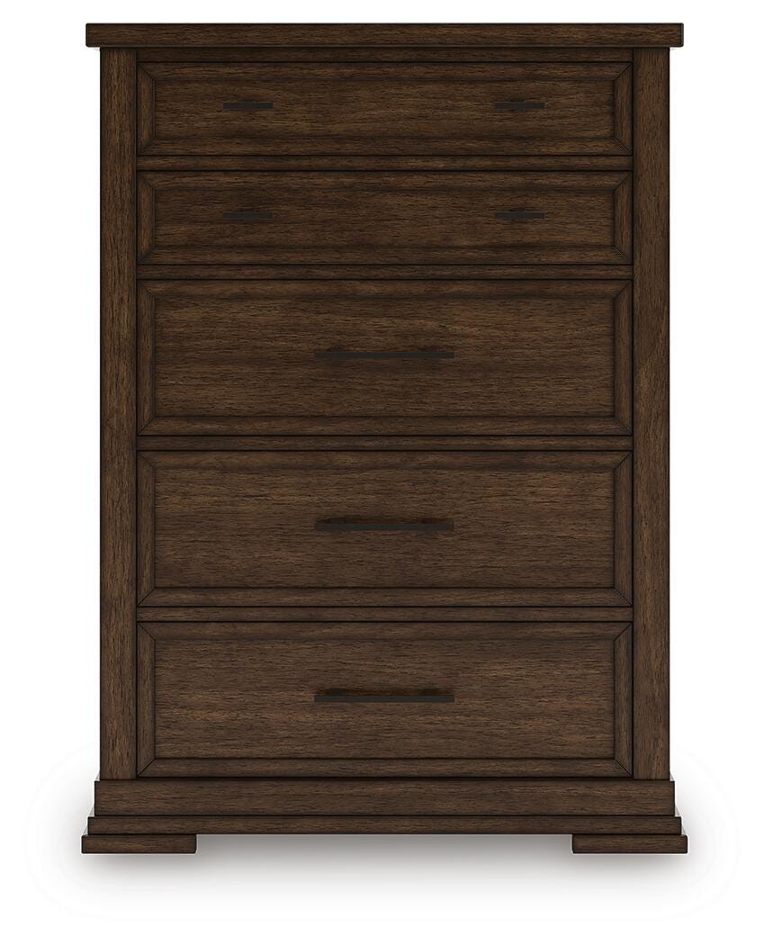Taffenbrook Chest of Drawers - B849-46 - product view or room setting; only chest included (supplier image 2)