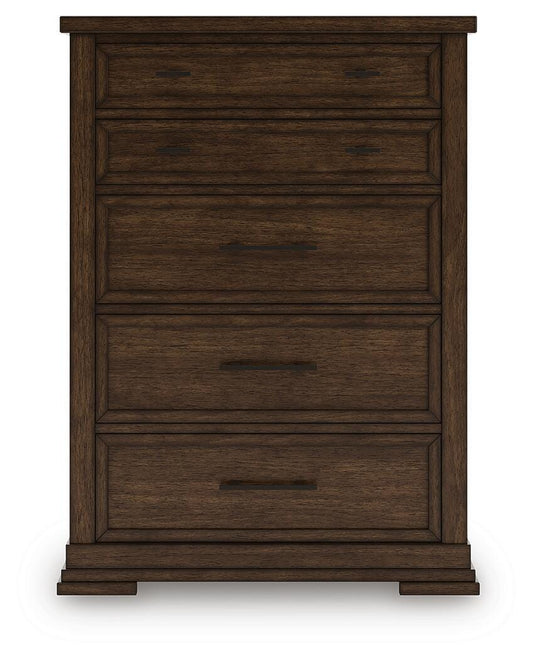Taffenbrook Chest of Drawers - B849-46 - product view or room setting; only chest included (supplier image 2)