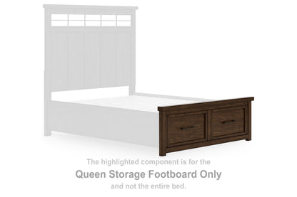 Taffenbrook Queen Panel Storage Bed, Dresser and Mirror - B849B3 - product view or room setting; complete kit and included component views (supplier image 26)