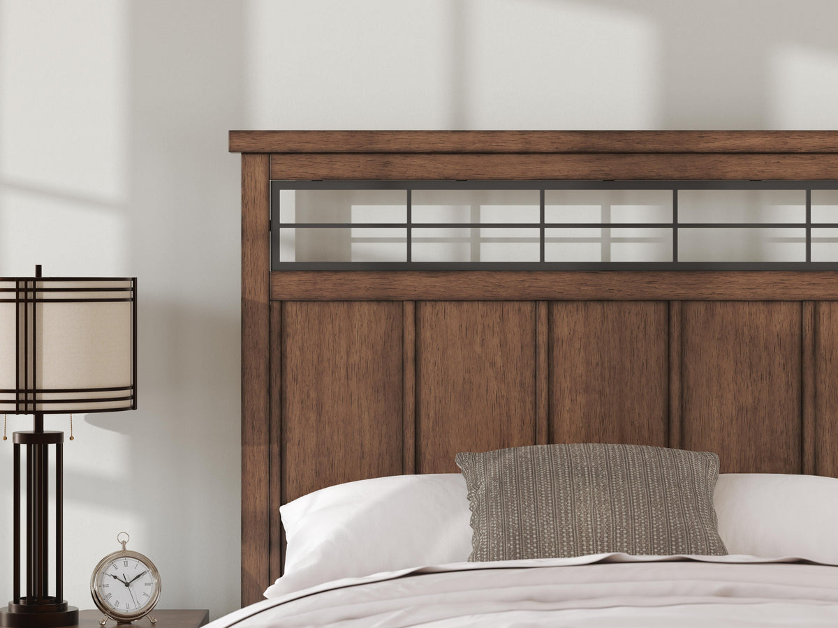 Taffenbrook Queen Panel Storage Bed, Dresser and Mirror - B849B3 - finish or detail (supplier image 31)
