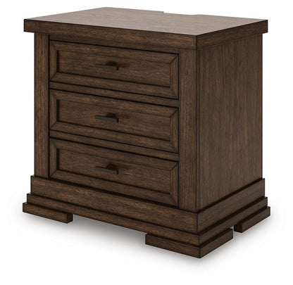 Taffenbrook Nightstand - B849-93 - product view or room setting; only nightstand included (supplier image 5)