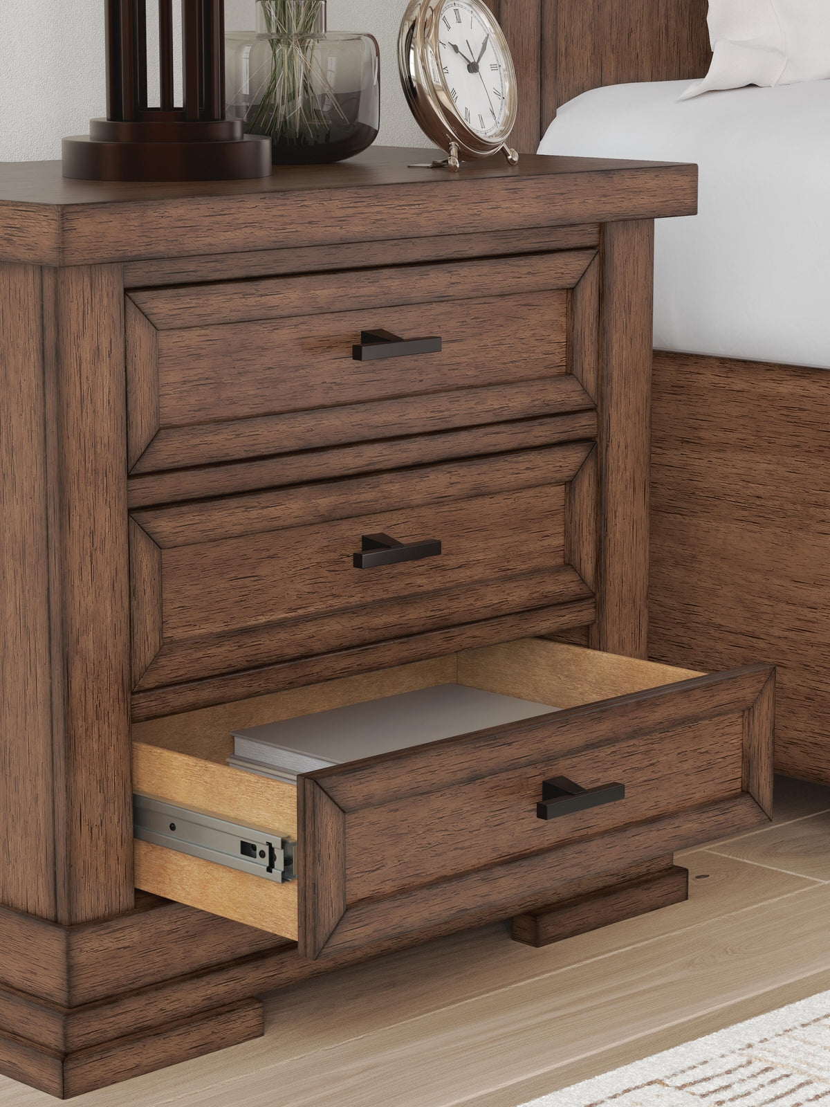 Taffenbrook Nightstand - B849-93 - finish or detail (supplier image 10)