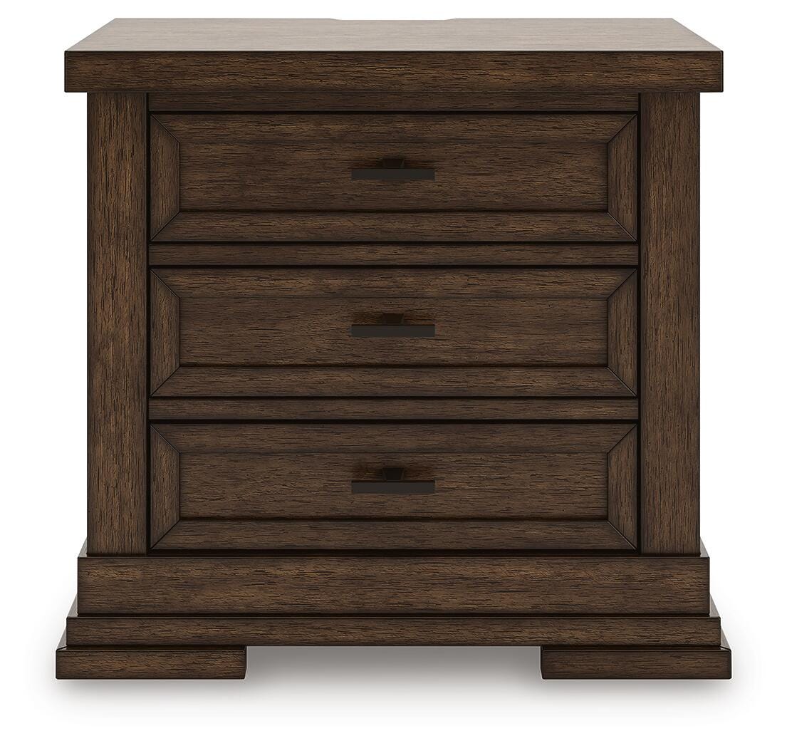 Taffenbrook Nightstand - B849-93 - product view or room setting; only nightstand included (supplier image 4)