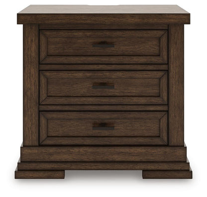 Taffenbrook Nightstand - B849-93 - product view or room setting; only nightstand included (supplier image 4)