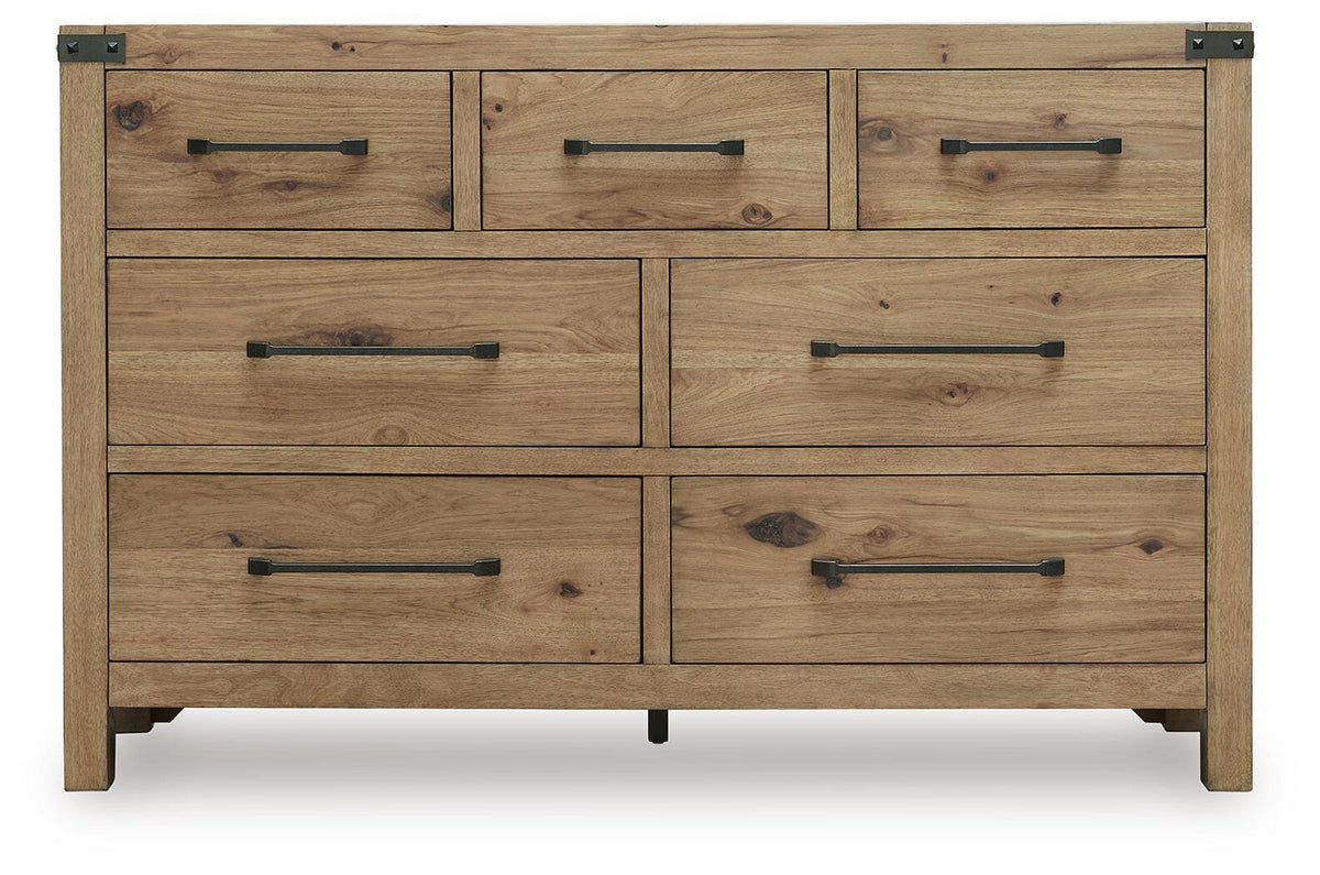Ridgester Dresser - B858-31 - product view or room setting; only dresser included (supplier image 4)