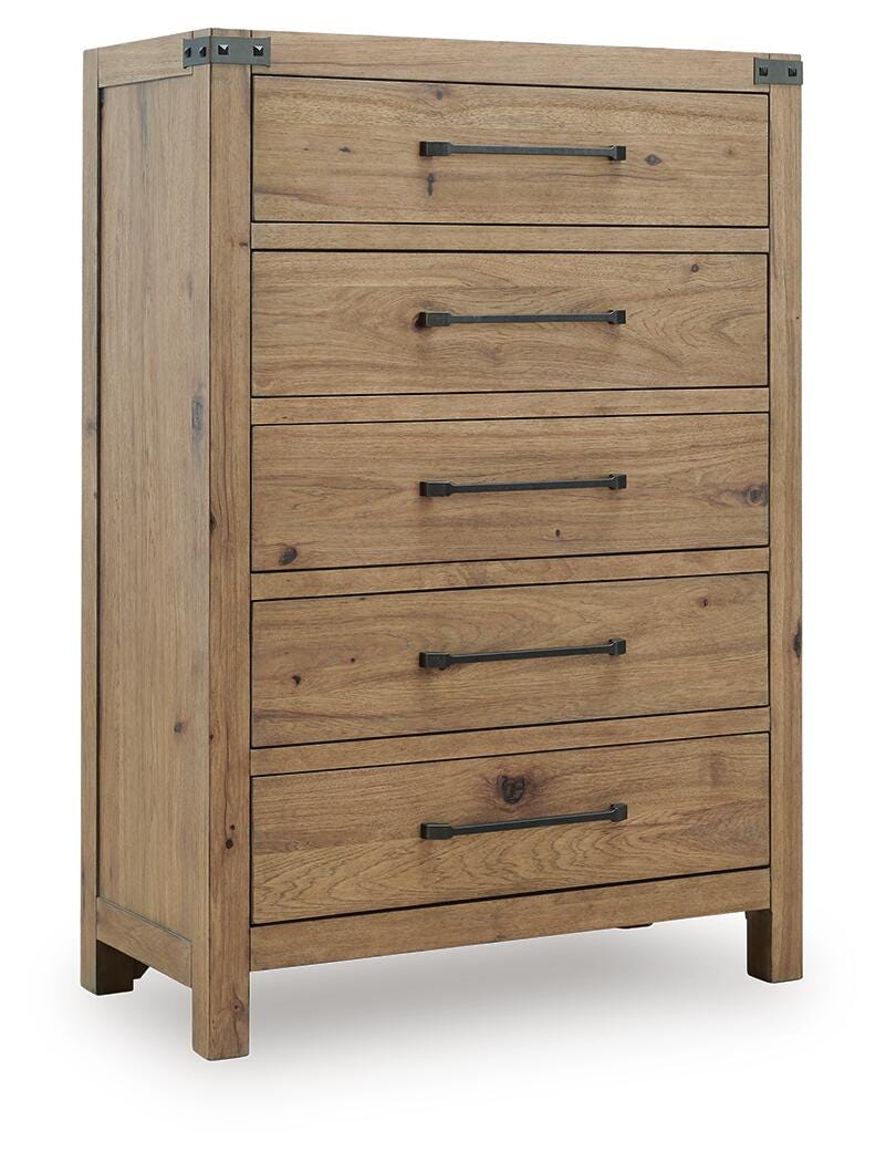 Ridgester Chest of Drawers - B858-46 - product view or room setting; only chest included (supplier image 1)