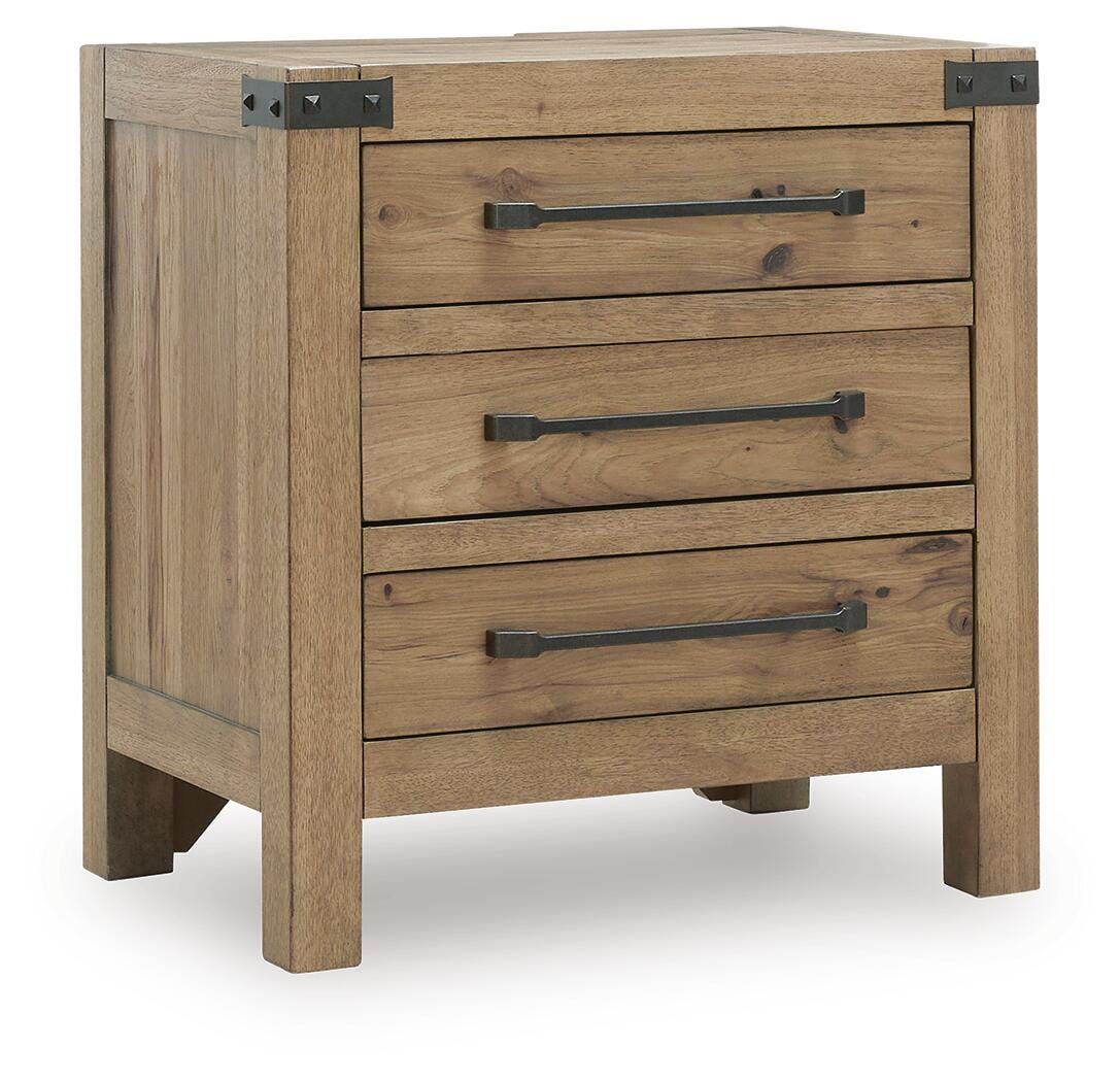 Ridgester Nightstand - B858-93 - product view or room setting; only nightstand included (supplier image 1)