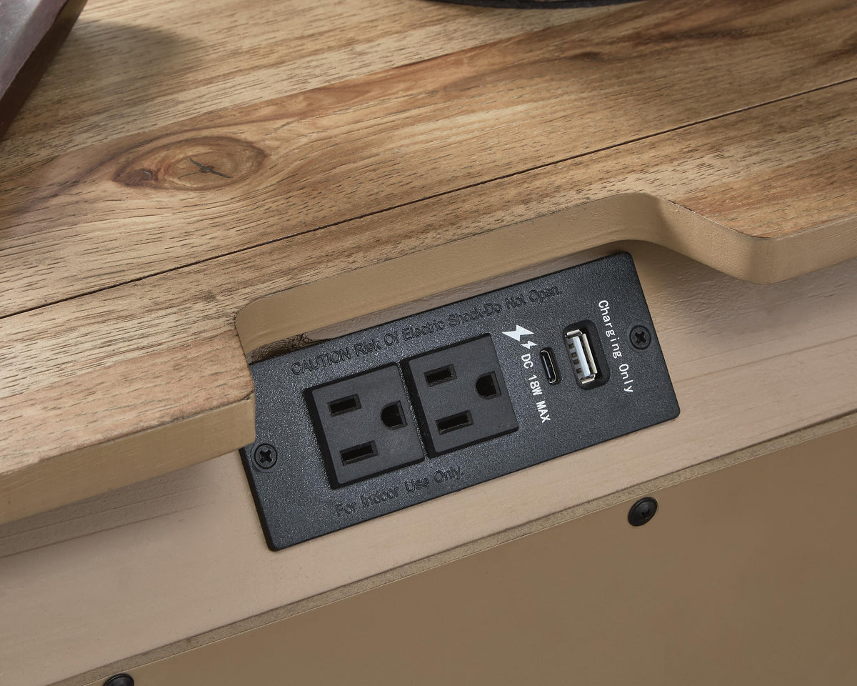 Ridgester Nightstand - B858-93 - product view or room setting; only nightstand included (supplier image 6)