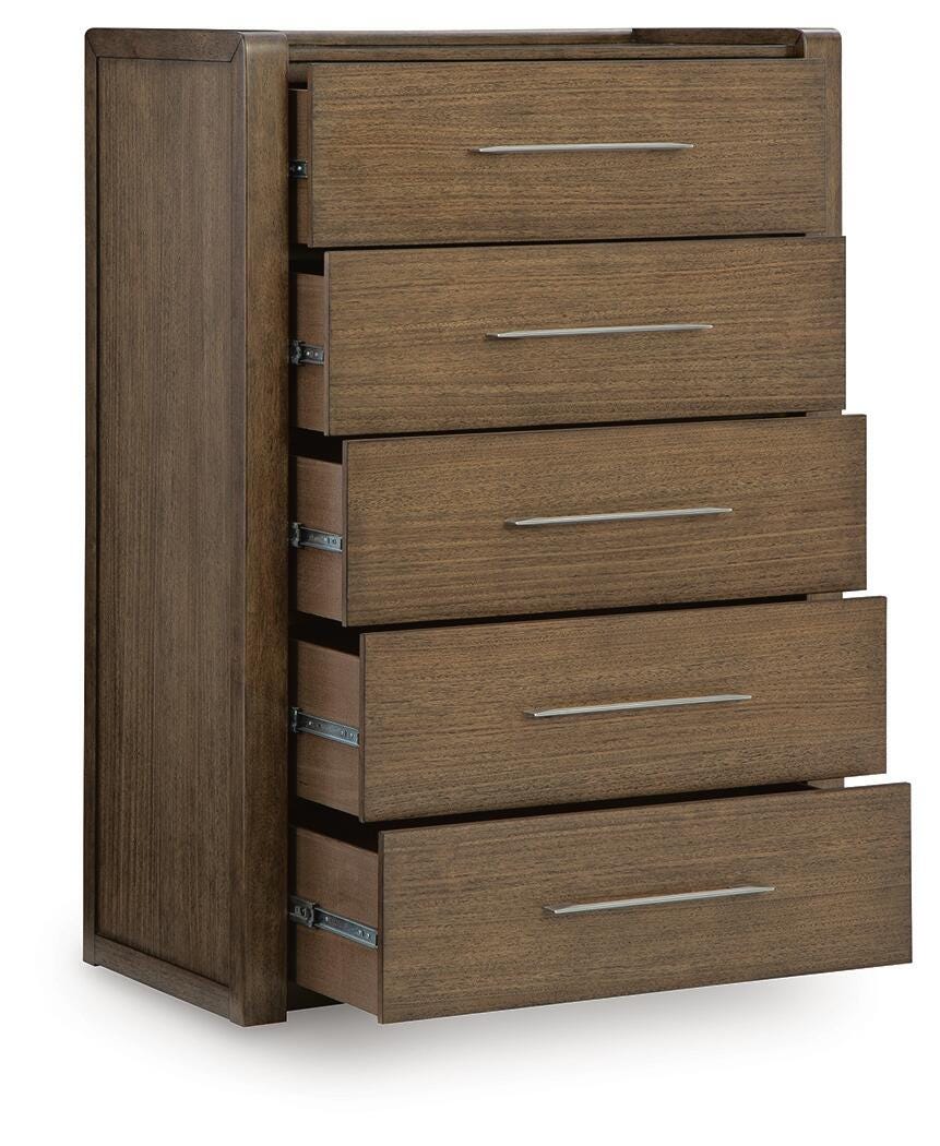 Marxmore Chest of Drawers - B863-46 - product view or room setting; only chest included (supplier image 3)