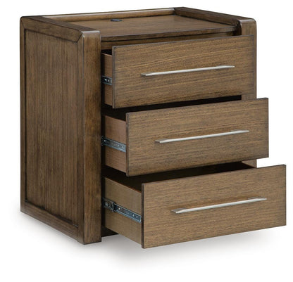 Marxmore Nightstand - B863-93 - product view or room setting; only nightstand included (supplier image 3)