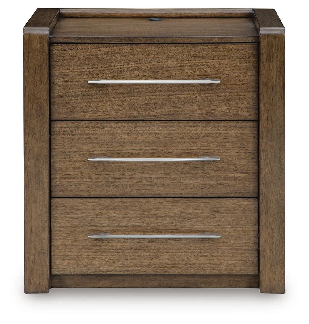 Marxmore Nightstand - B863-93 - product view or room setting; only nightstand included (supplier image 4)