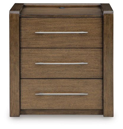 Marxmore Nightstand - B863-93 - product view or room setting; only nightstand included (supplier image 4)