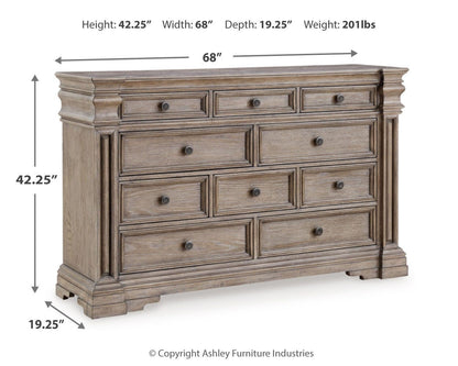 Blairhurst Dresser - B916-31 - approximate manufacturer dimensions (supplier image 11)