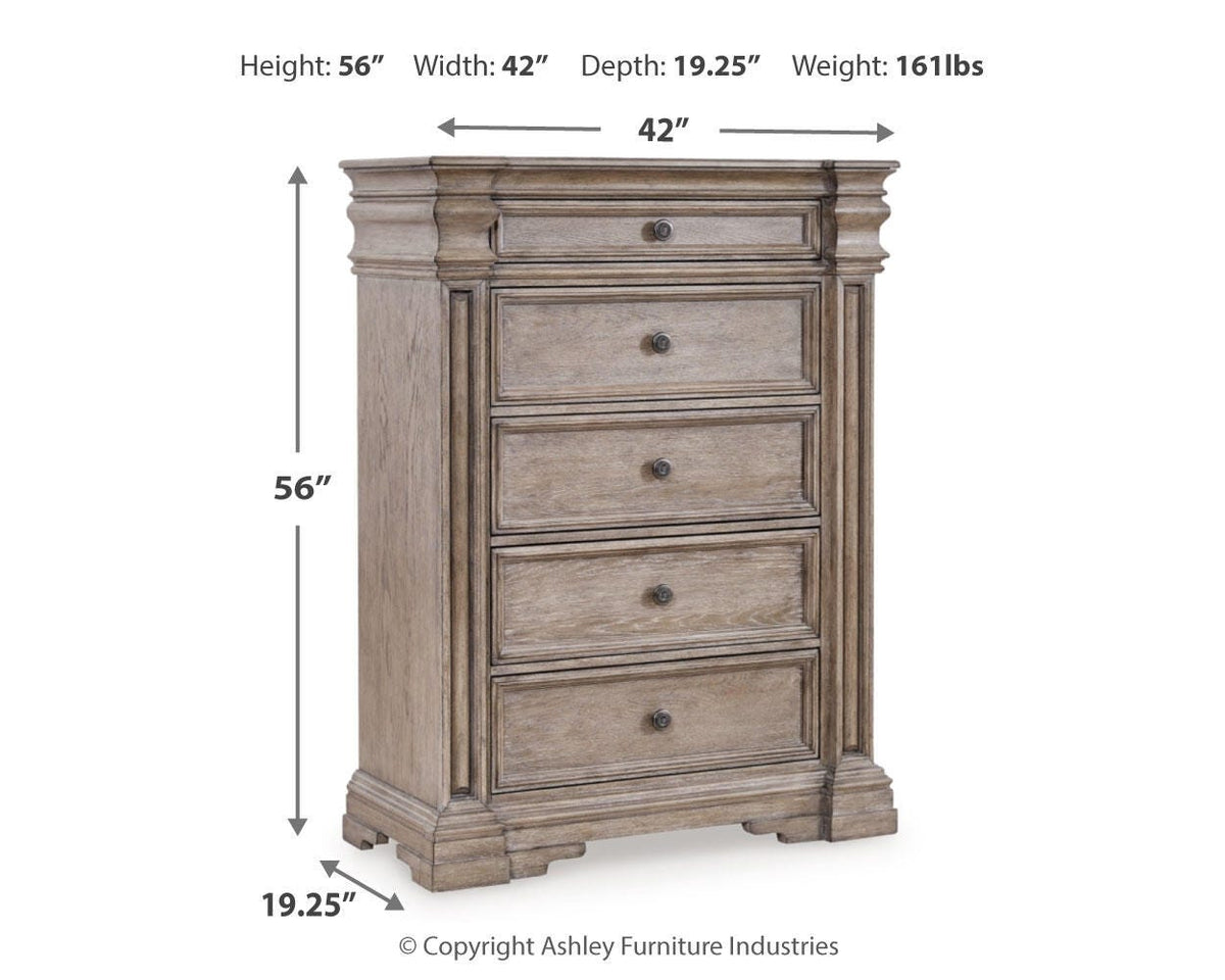 Blairhurst Chest of Drawers - B916-46 - approximate manufacturer dimensions (supplier image 9)