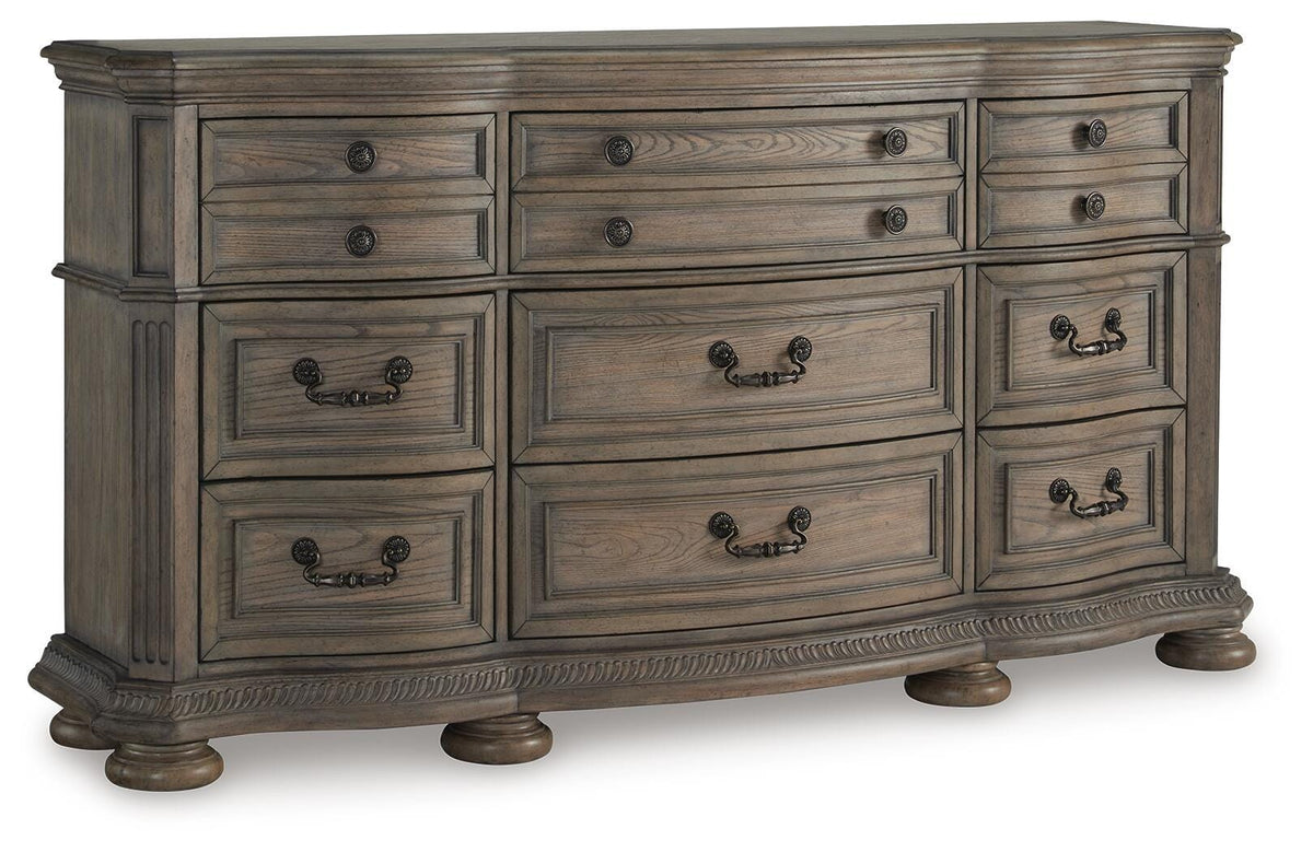 Ardenfield Bedroom Sets - B944B7, B944B3, B944B9 - product view or room setting; complete kit and included component views (supplier image 30)