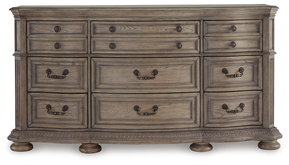 Ardenfield Bedroom Sets - B944B7, B944B3, B944B9 - product view or room setting; complete kit and included component views (supplier image 33)
