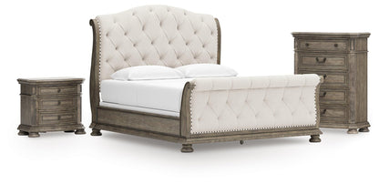 Ardenfield Bedroom Sets - B944B6 - product view or room setting; complete kit and included component views (supplier image 1)