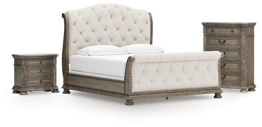 Ardenfield Bedroom Sets - B944B6 - product view or room setting; complete kit and included component views (supplier image 1)