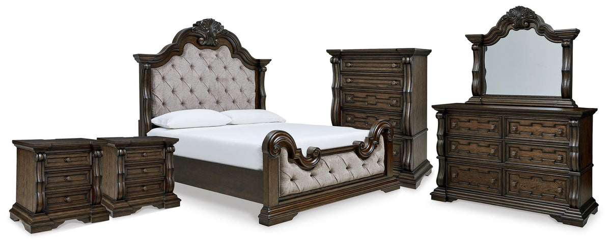 Maylee Bedroom Sets - B947B13 - product view or room setting; complete kit and included component views (supplier image 47)