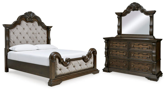 Maylee Bedroom Sets - B947B6 - product view or room setting; complete kit and included component views (supplier image 1)