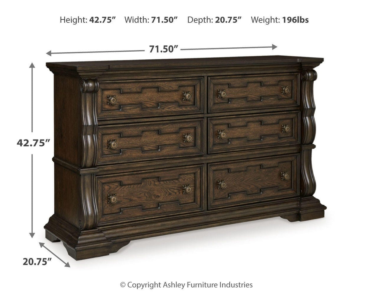 Maylee Bedroom Sets - B947B6, B947B7, B947B3, B947B13, B947B12, B947B14, B947B16, B947B15, B947B18, B947B17, B947B9, B947B20, B947B23, B947B22 - approximate manufacturer dimensions (supplier image 23)
