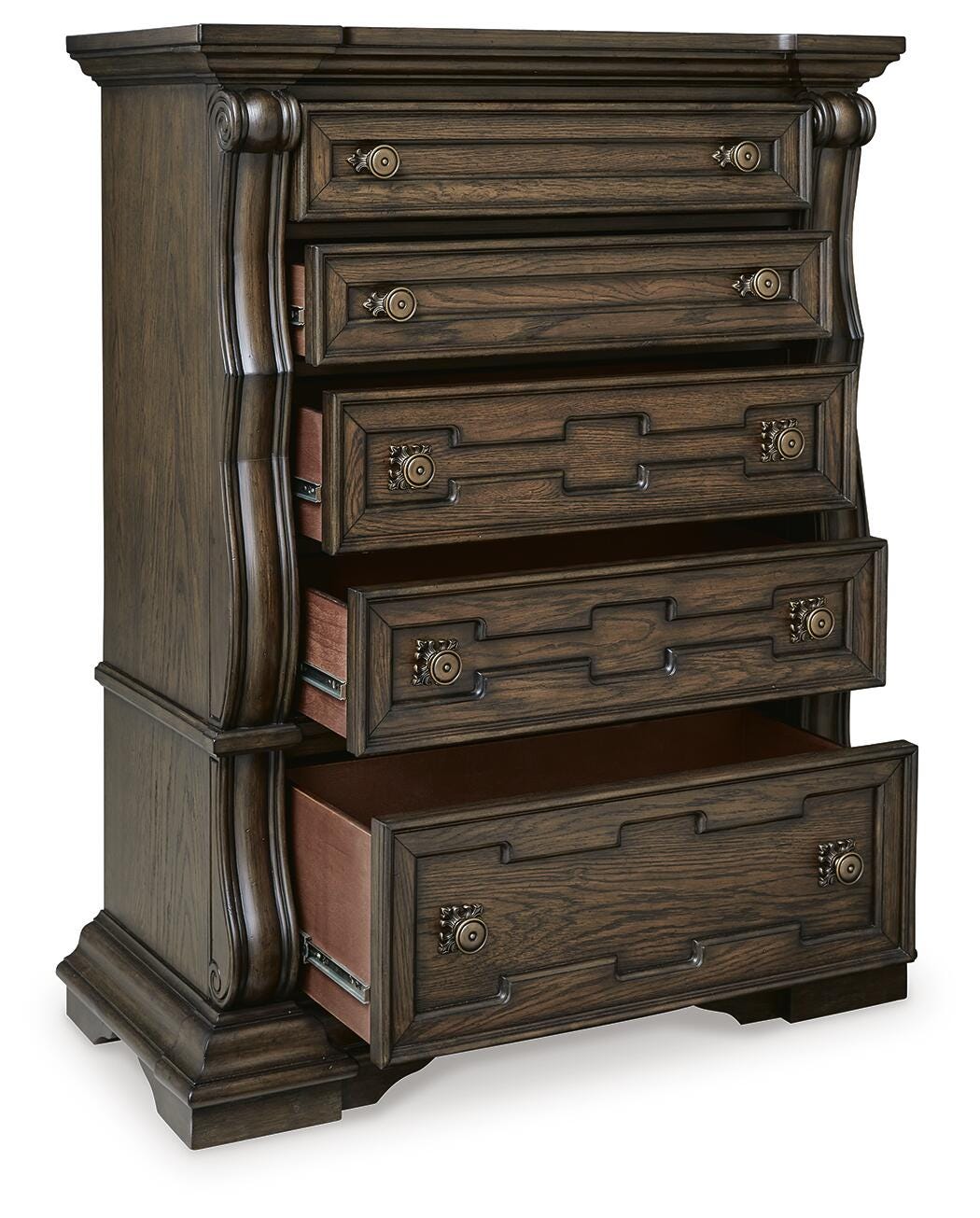 Maylee Chest of Drawers - B947-46 - product view or room setting; only chest included (supplier image 3)