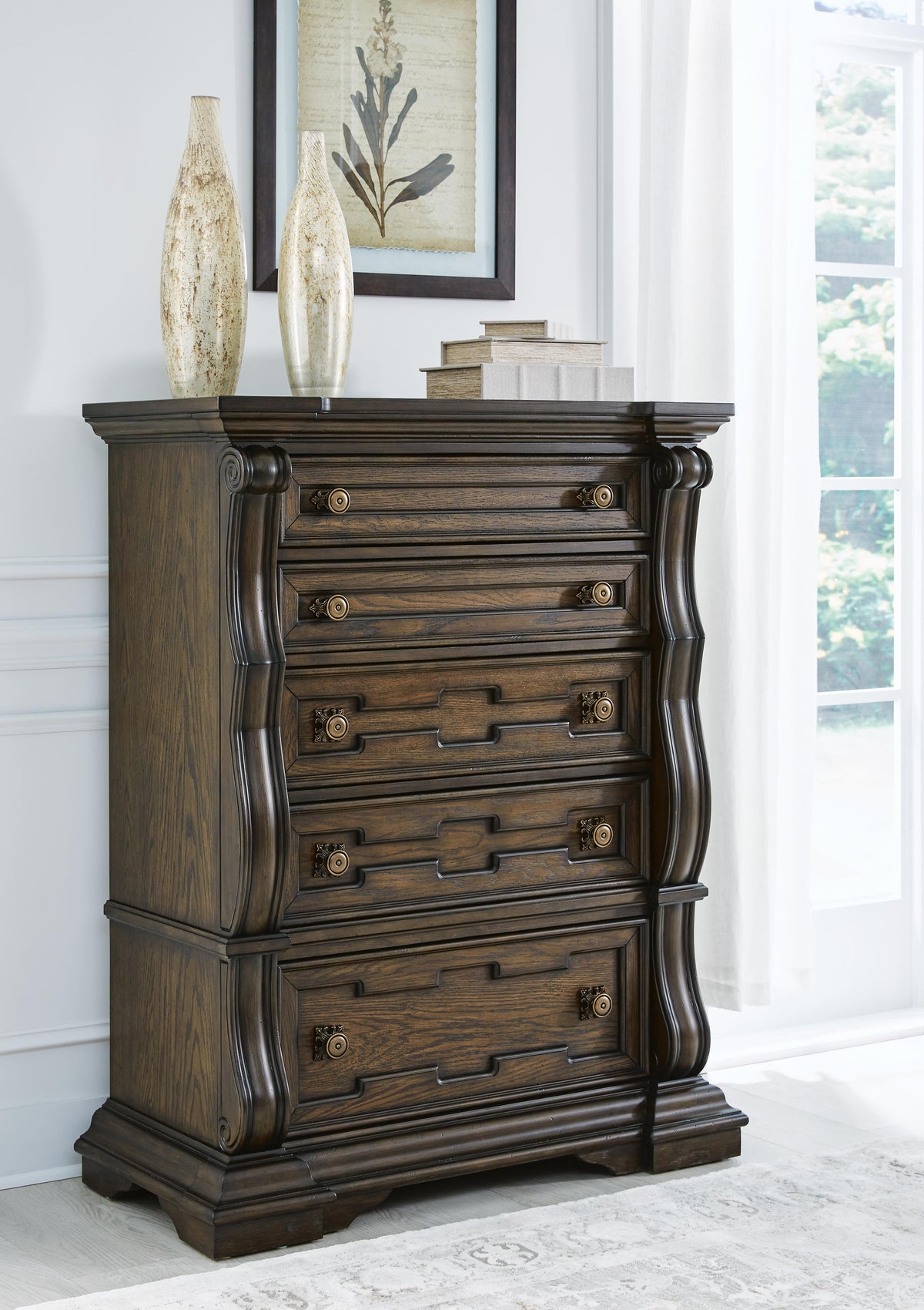 Maylee Bedroom Sets - B947B13, B947B12, B947B16, B947B19, B947B22 - product view or room setting; complete kit and included component views (supplier image 58)