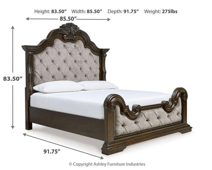 Maylee Bedroom Sets - B947B6, B947B13, B947B14, B947B15, B947B19, B947B23, B947B22 - approximate manufacturer dimensions (supplier image 32)