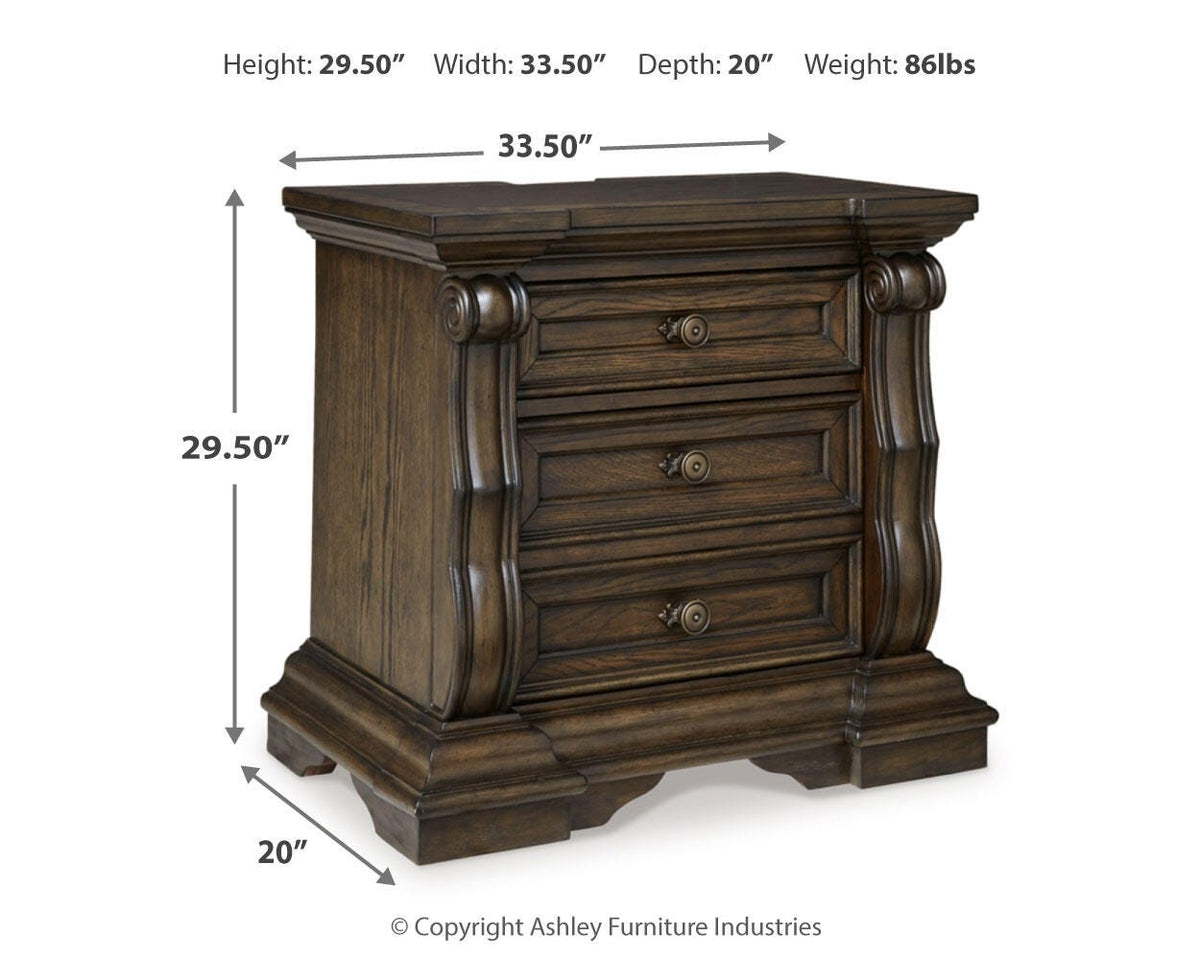 Maylee Bedroom Sets - B947B13, B947B12, B947B14, B947B16, B947B15, B947B18, B947B17, B947B19, B947B20, B947B22, B947B21 - approximate manufacturer dimensions (supplier image 69)