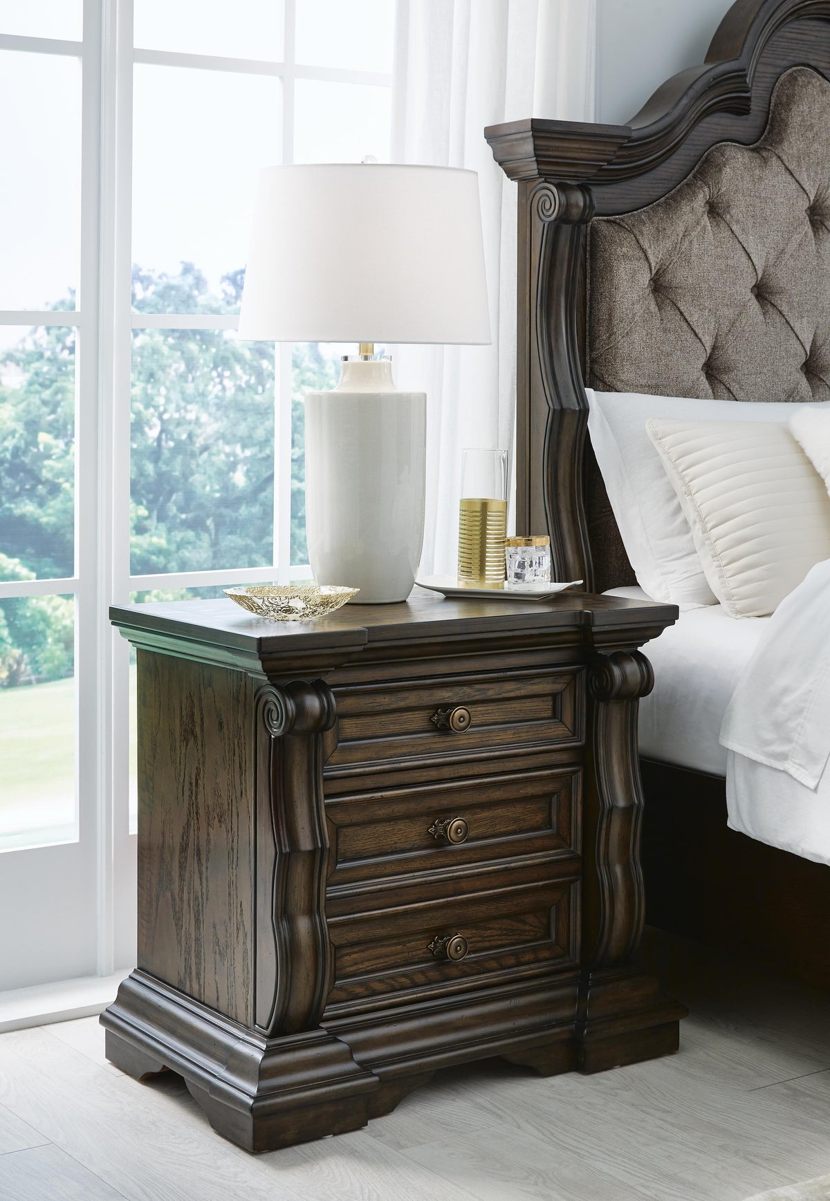 Maylee Nightstand - B947-93 - product view or room setting; only nightstand included (supplier image 2)