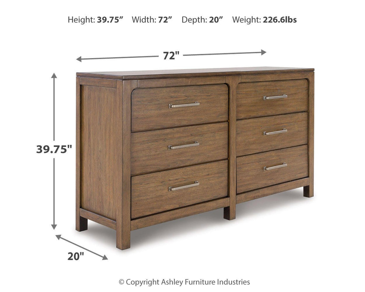 Cabalynn Dresser - B974-31 - approximate manufacturer dimensions (supplier image 12)