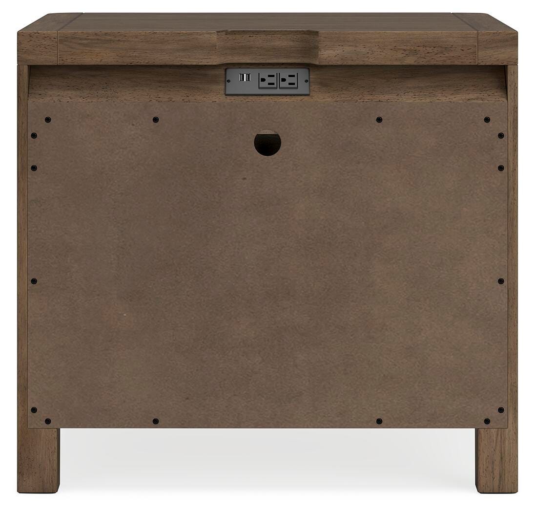 Cabalynn Nightstand - B974-92 - product view or room setting; only nightstand included (supplier image 6)