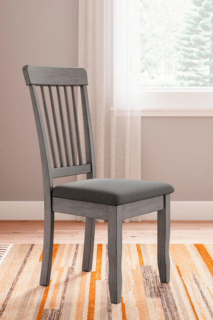 Shullden Dining Chairs (Set of 2) - D194-01X2 - product view or room setting; set of 2; individual included-item views (supplier image 5)